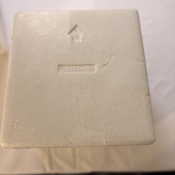 Department 56 Snow Village Lighted Factory with Smoke Stack with Styrofoam Box - Picture 9 of 14